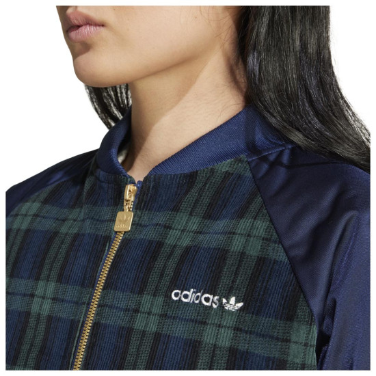 Adidas Γυναικείο μπούφαν Tartan Collegiate Jacket